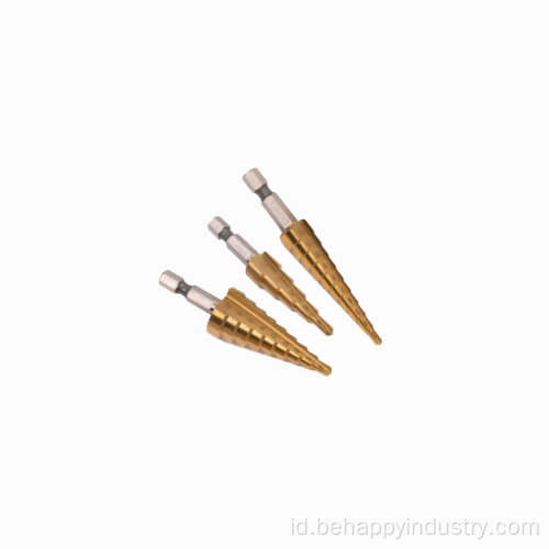 Pengeboran berkualitas tinggi HSS Step Drill Bits